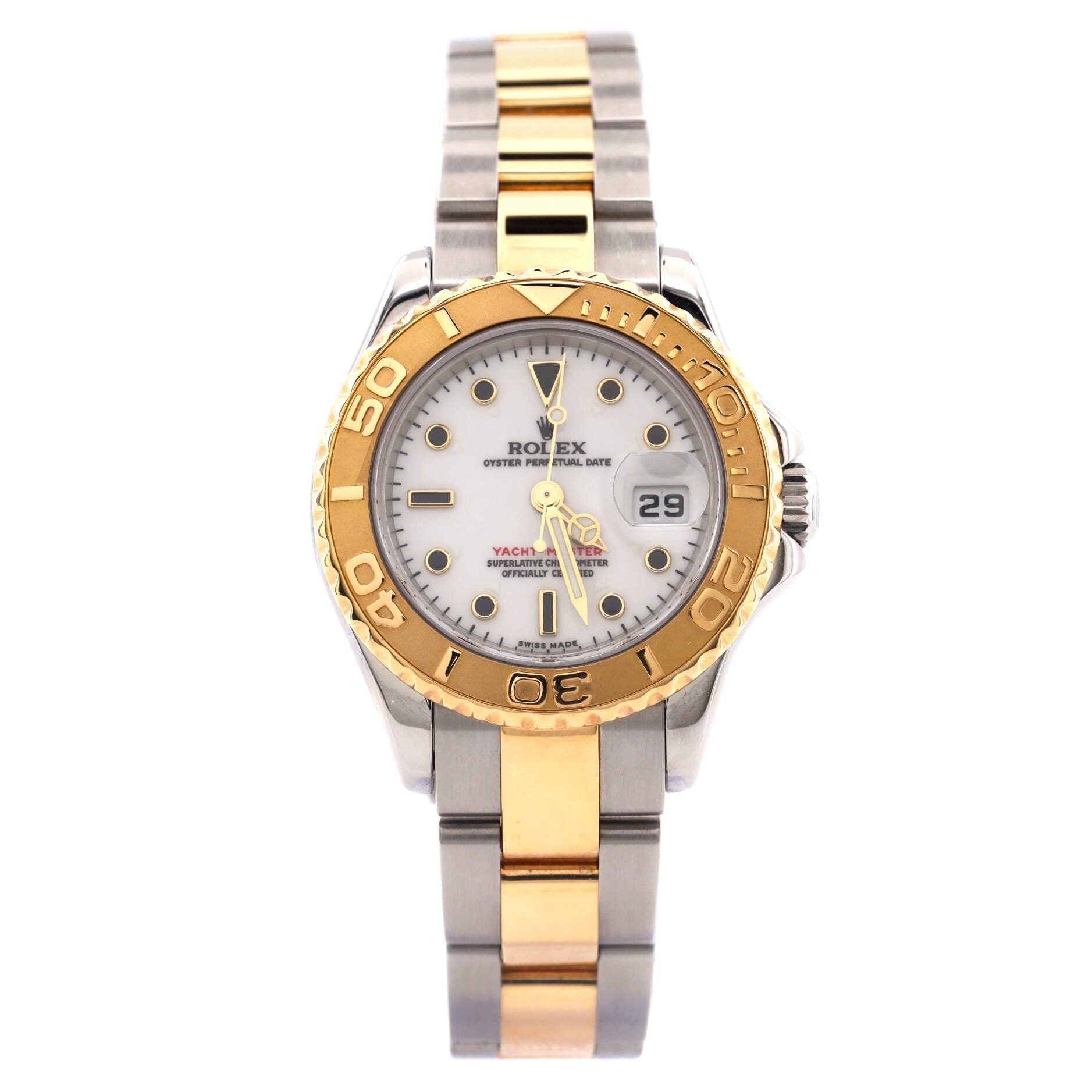 Oyster Perpetual Yacht-Master Automatic Watch Stainless Steel and Yellow Gold 29