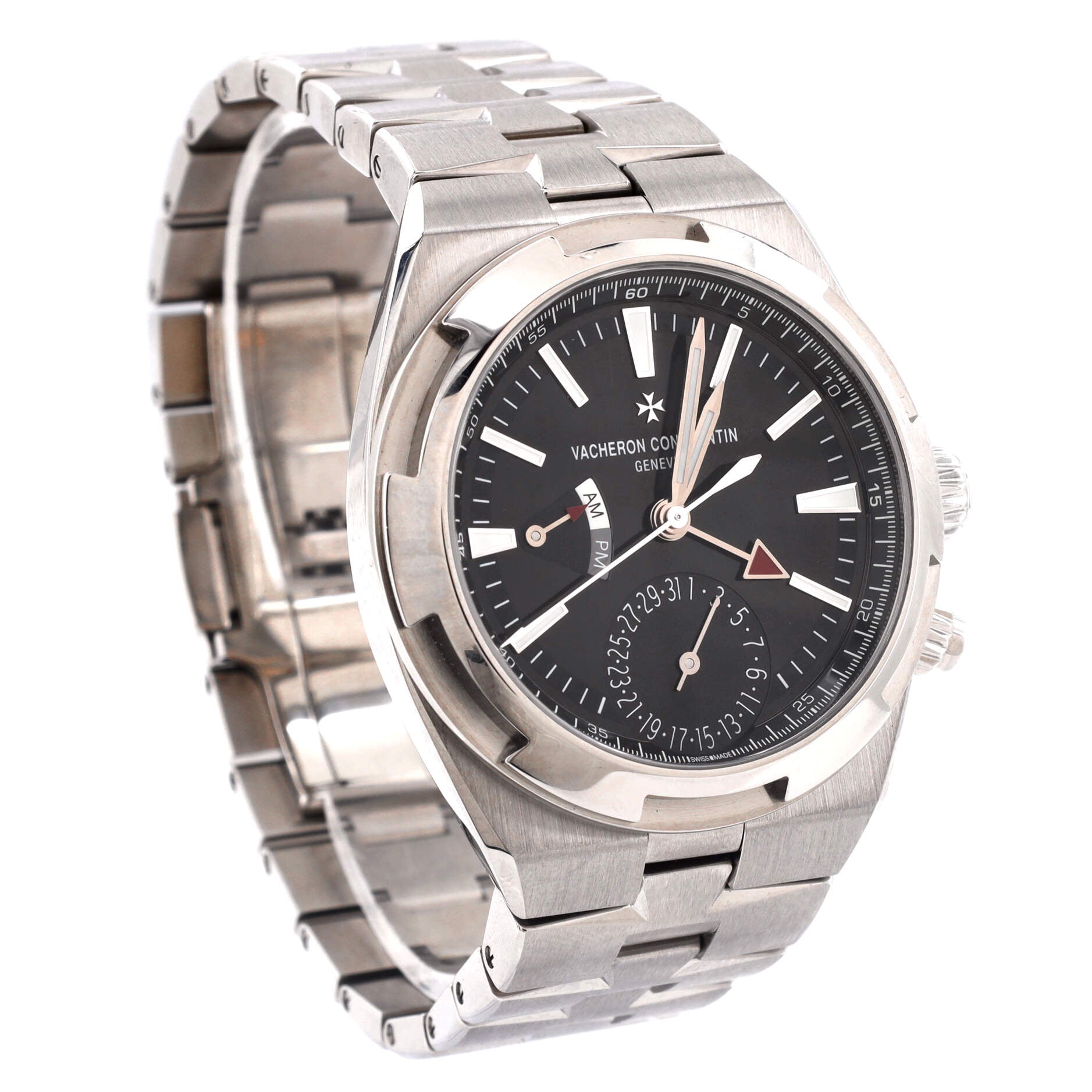 Overseas Dual Time Automatic Watch Stainless Steel 41
