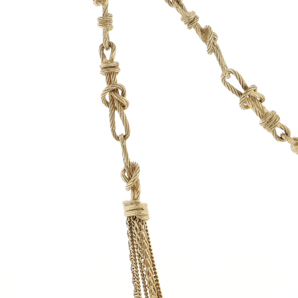 Multi Chain Rope Necklace Metal