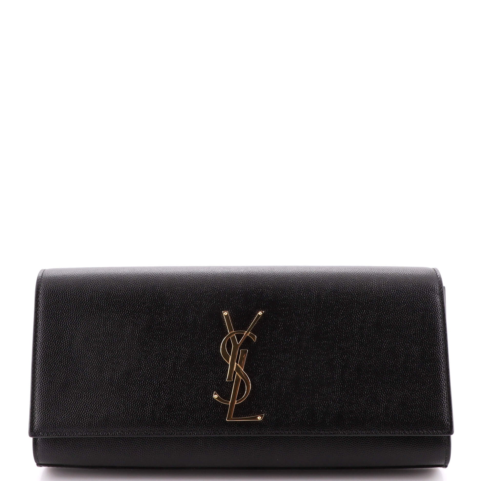 Classic Monogram Clutch Leather Long