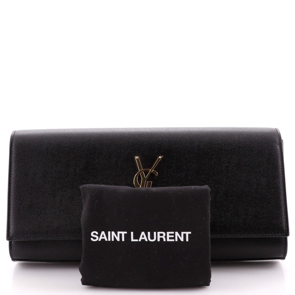Classic Monogram Clutch Leather Long