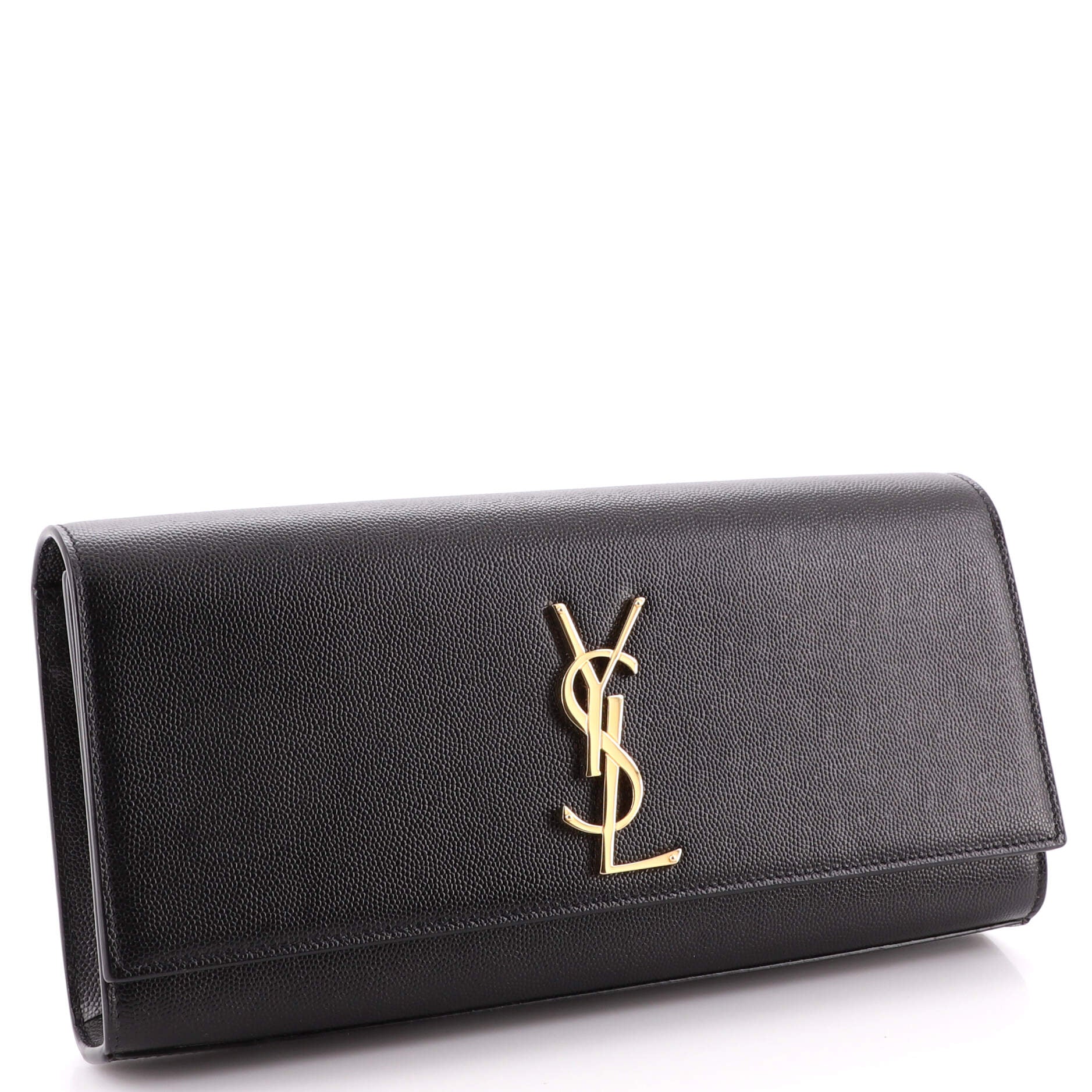 Classic Monogram Clutch Leather Long