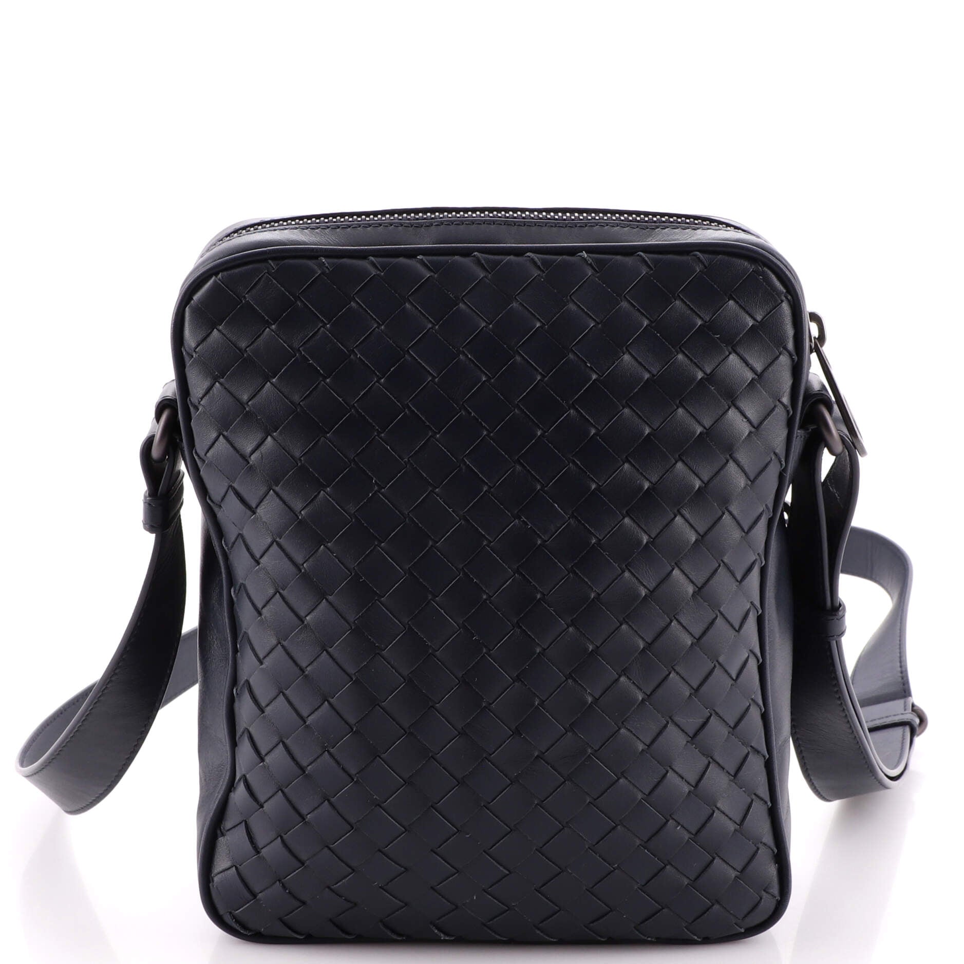 Front Pocket Messenger Bag Intrecciato Nappa Mini