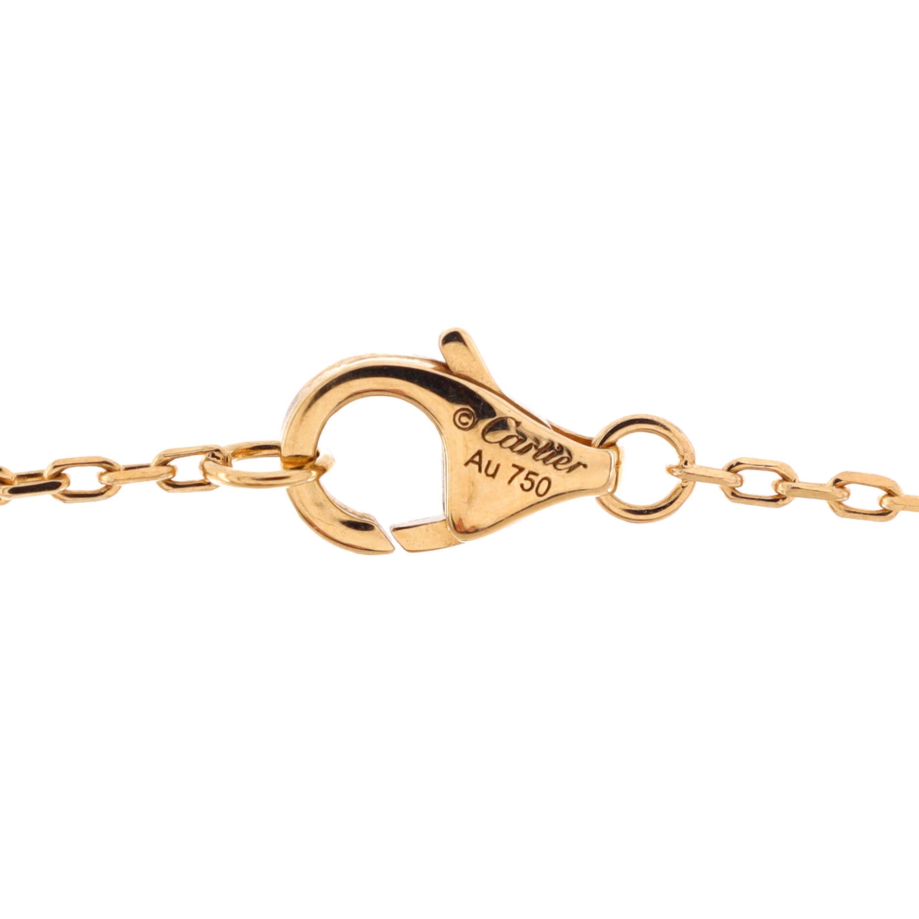 Juste un Clou Pendant Necklace 18K Yellow Gold with Diamonds