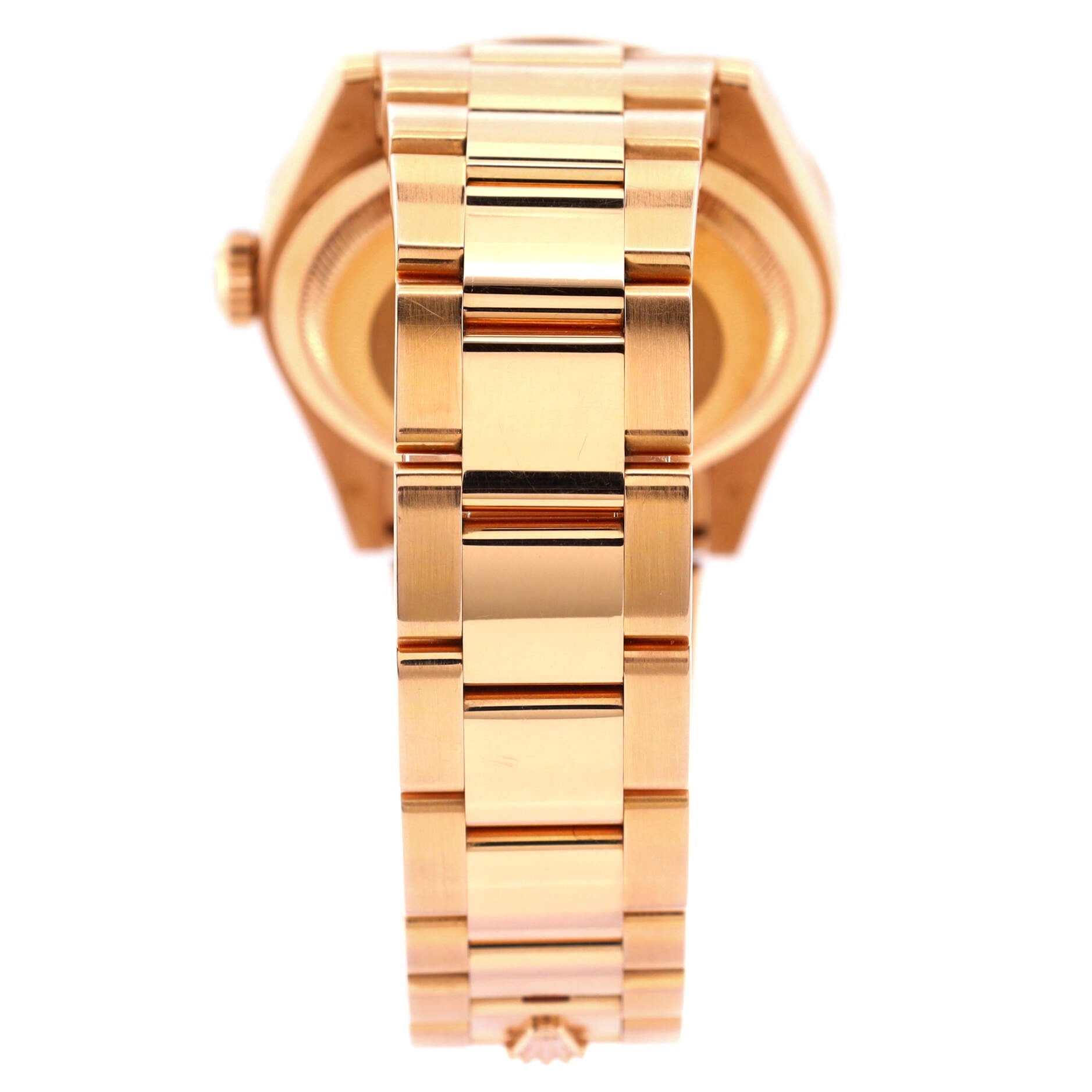 Oyster Perpetual President Day-Date Automatic Watch Rose Gold with Round Diamonds and Baguette Ruby Markers 36