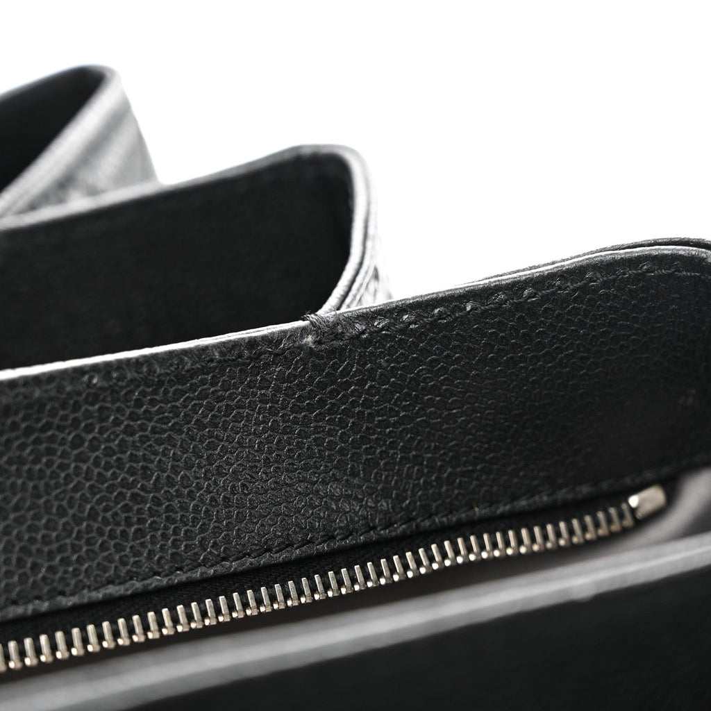 Caviar 31 CC Shoulder Bag Black