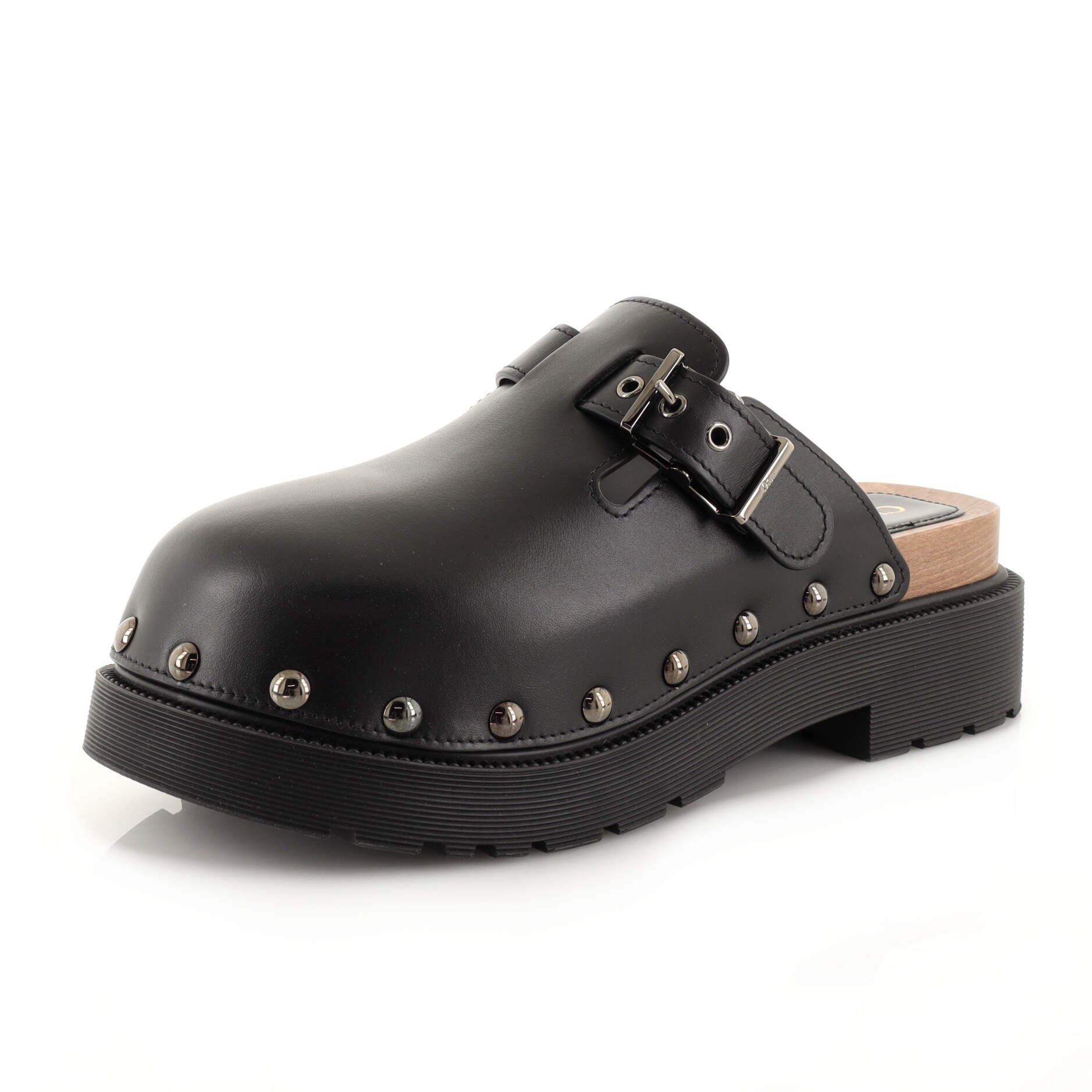 Women's DIorquake Buckle Clogs Leather