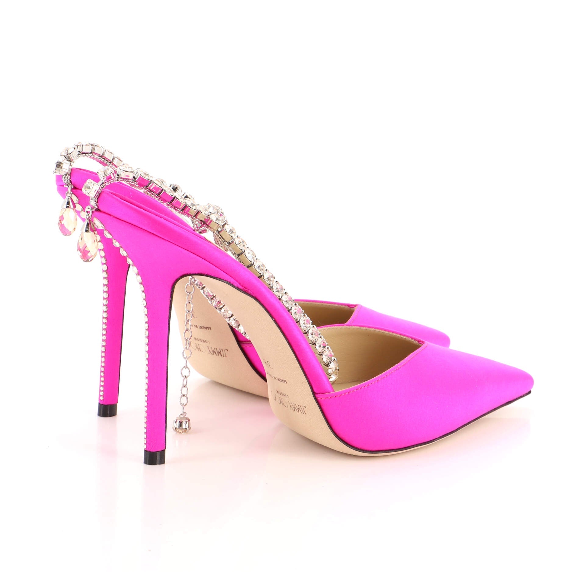 Women's Saeda Pumps Satin with Crystals 100