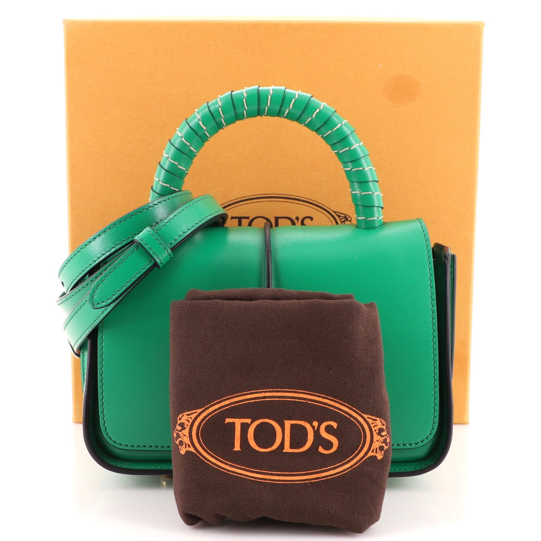 T Timeless Top Handle Bag Leather Mini