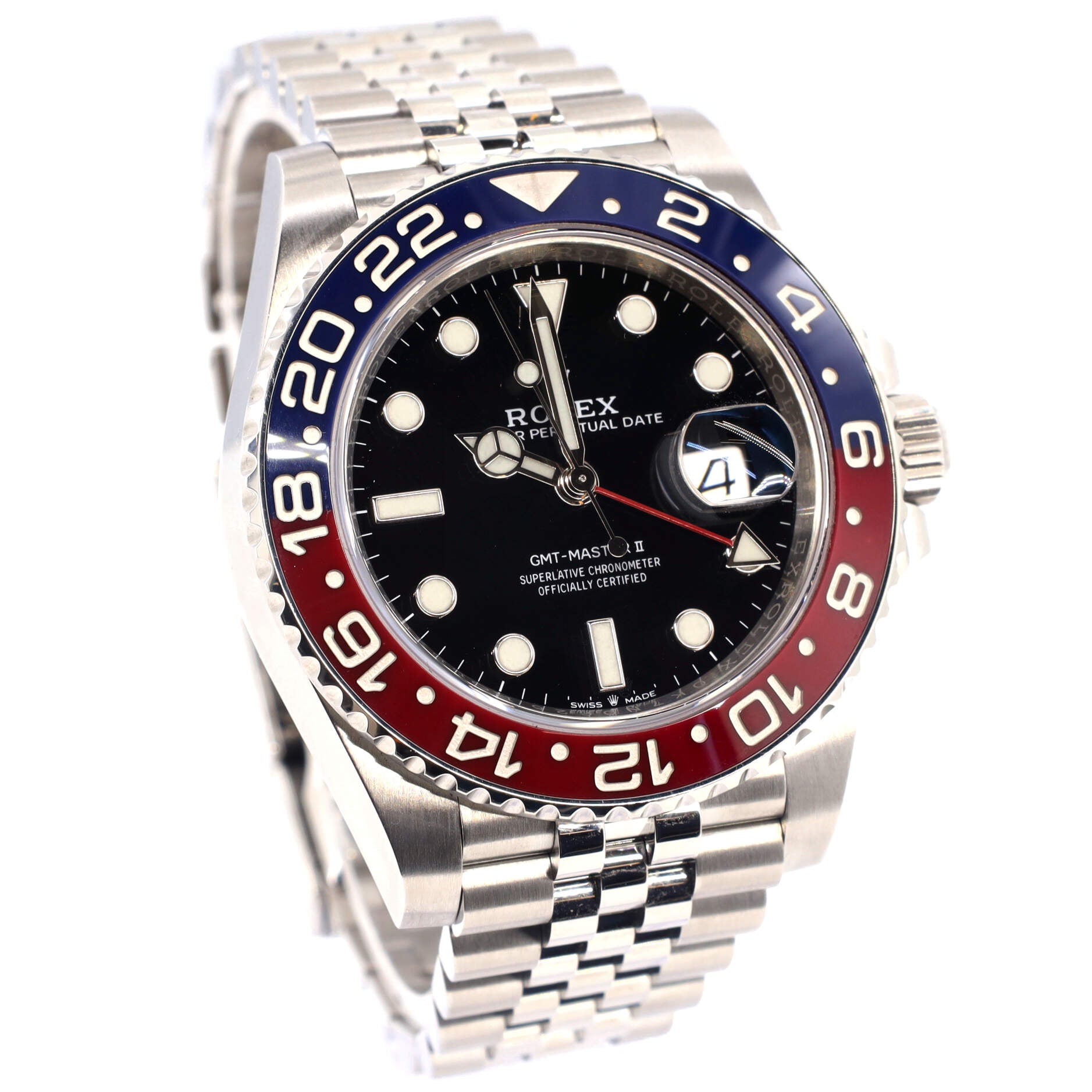 Oyster Perpetual Date GMT-Master II Pepsi Automatic Watch Stainless Steel and Cerachrom 40
