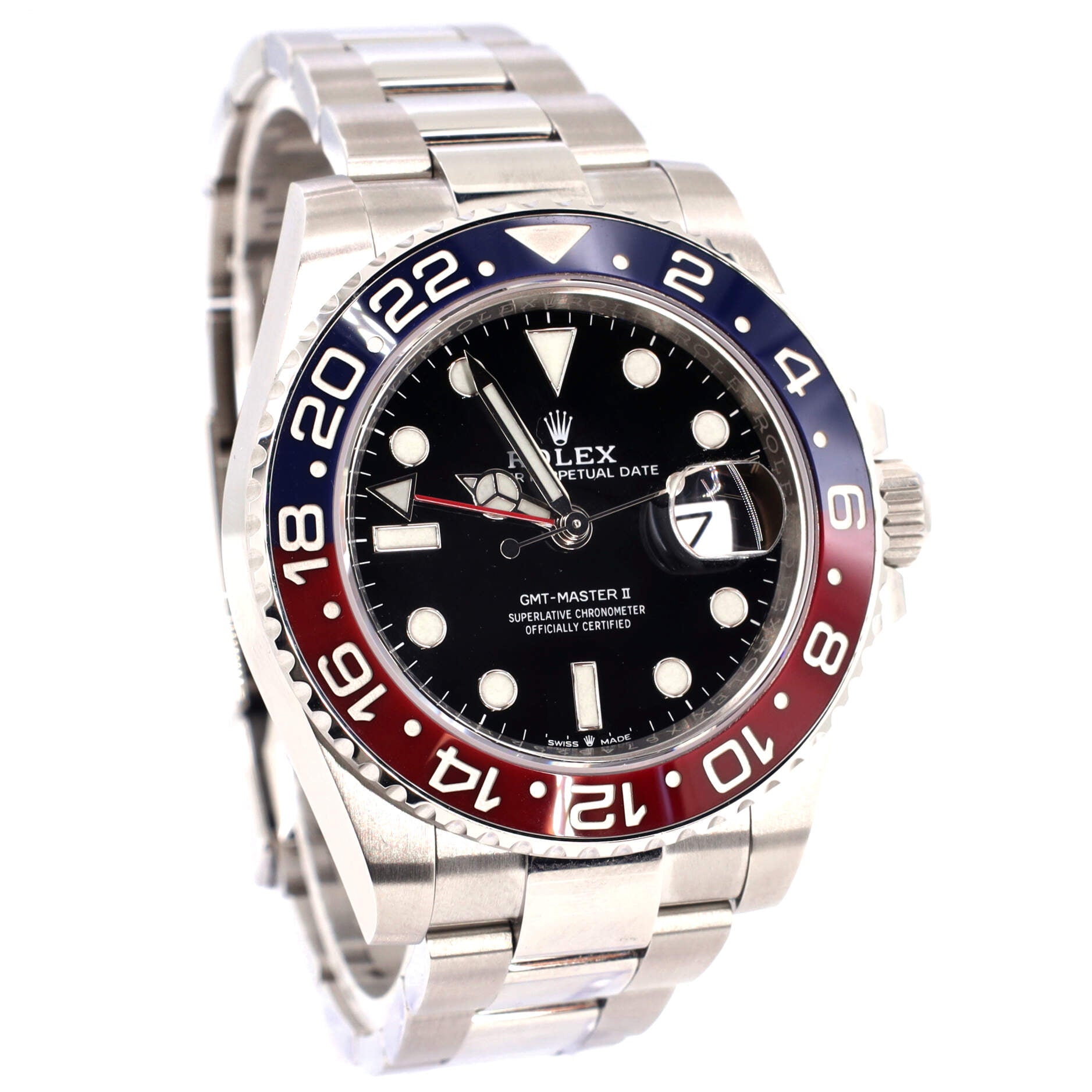 Oyster Perpetual Date GMT-Master II Pepsi Automatic Watch Stainless Steel and Cerachrom 40