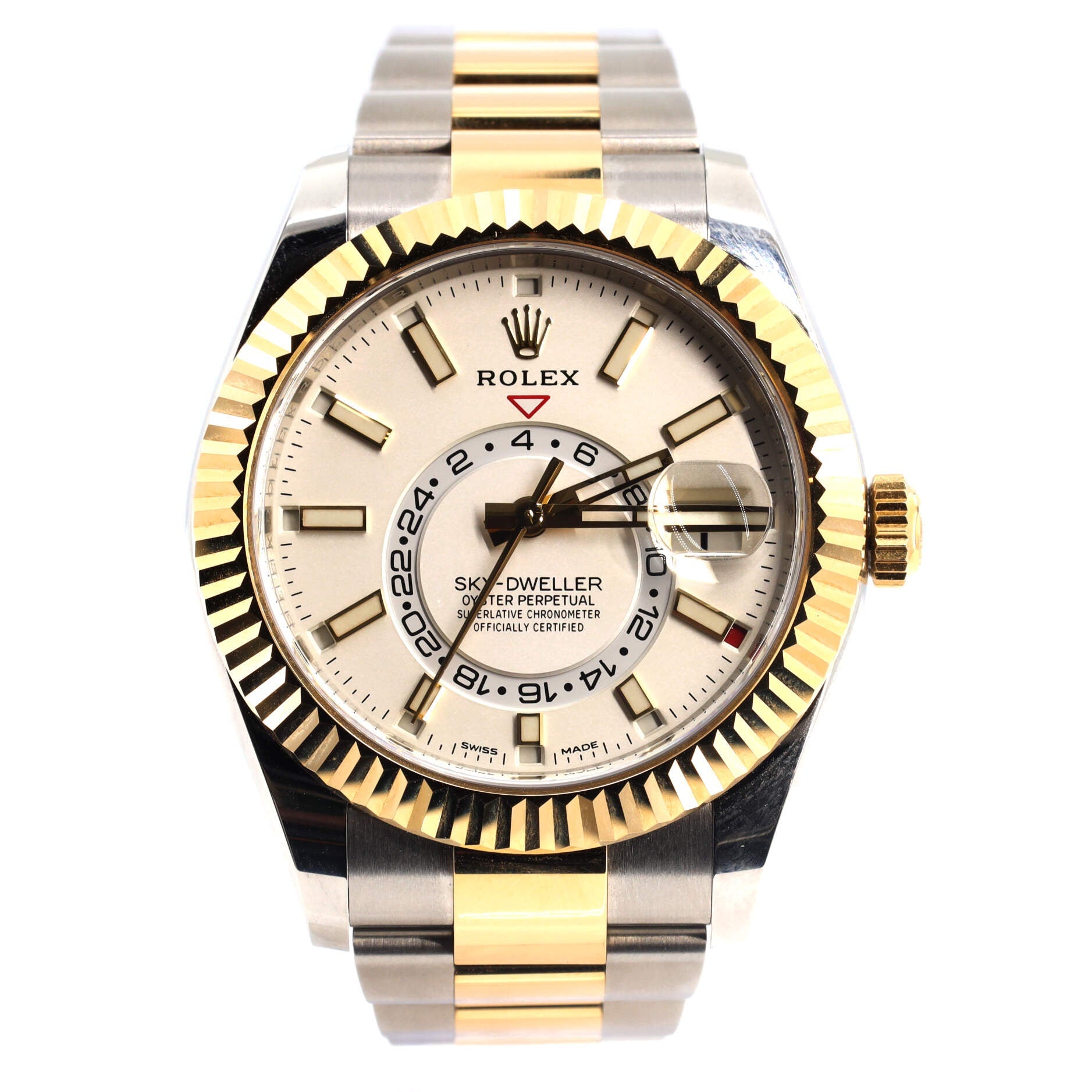 Sky-Dweller Oyster Perpetual Chronometer Automatic Watch Stainless Steel and Yellow Gold 42