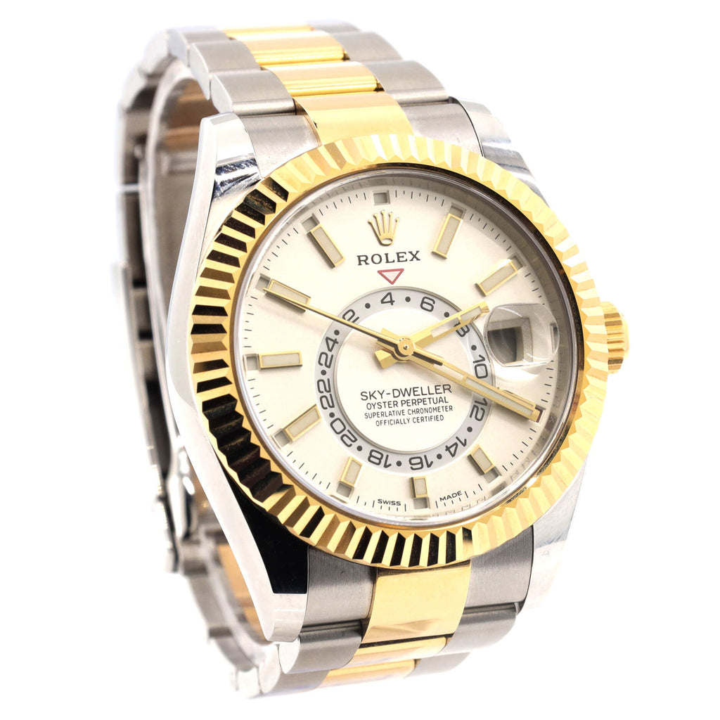 Sky-Dweller Oyster Perpetual Chronometer Automatic Watch Stainless Steel and Yellow Gold 42