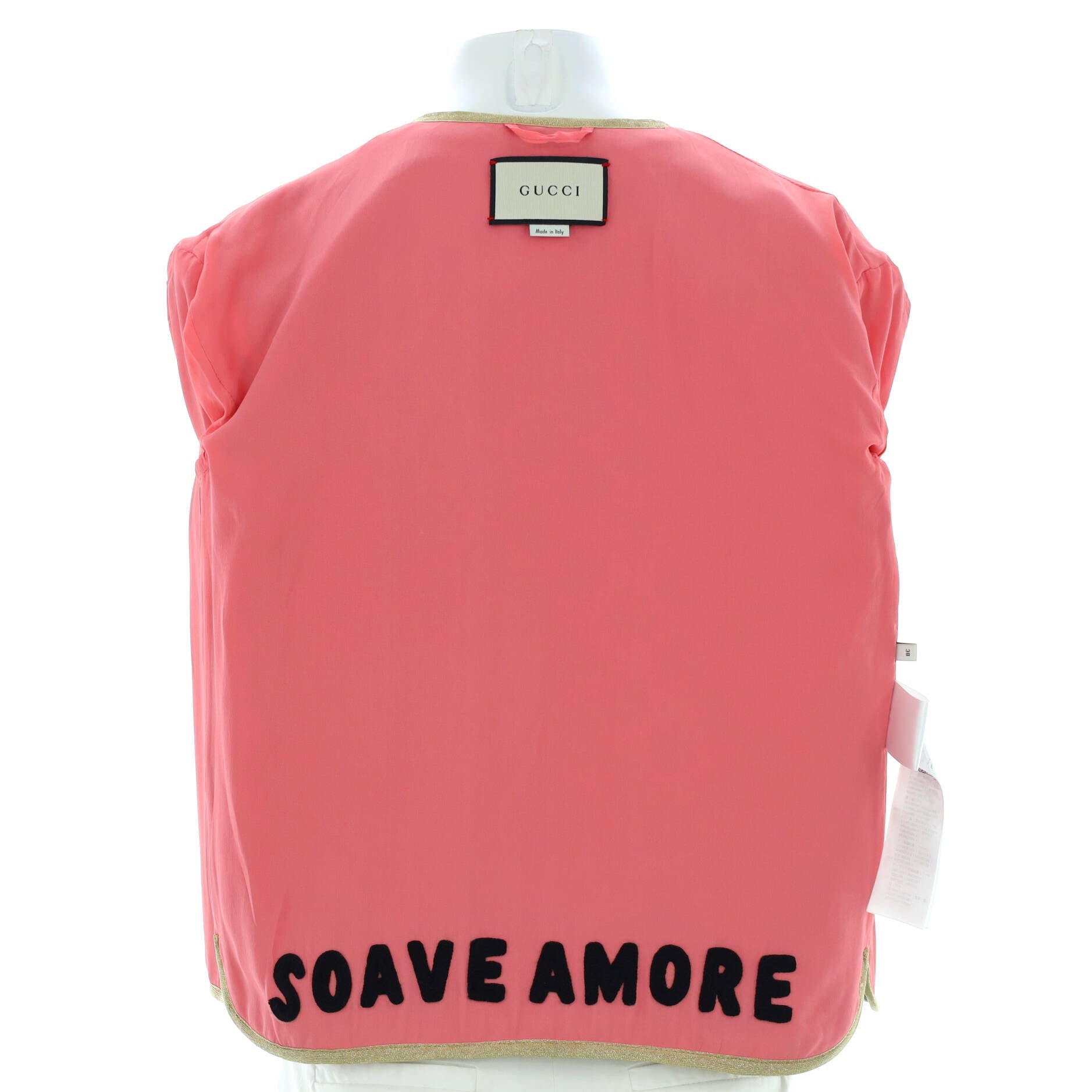 Women's Soave Amore Collarless Jacket Rainbow GG Velvet