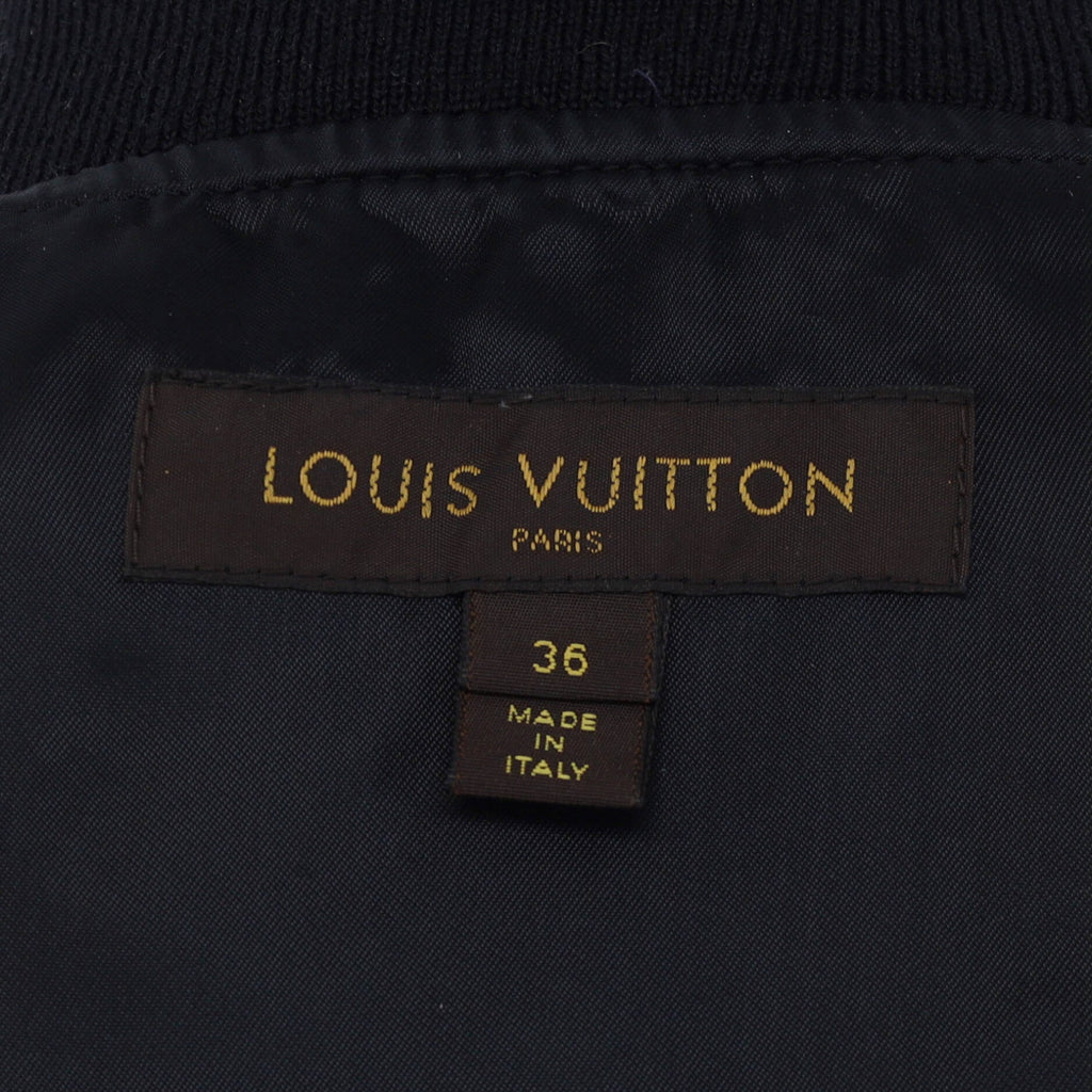 Women's Bomber Jacket Polyamide with Embroidered Patches