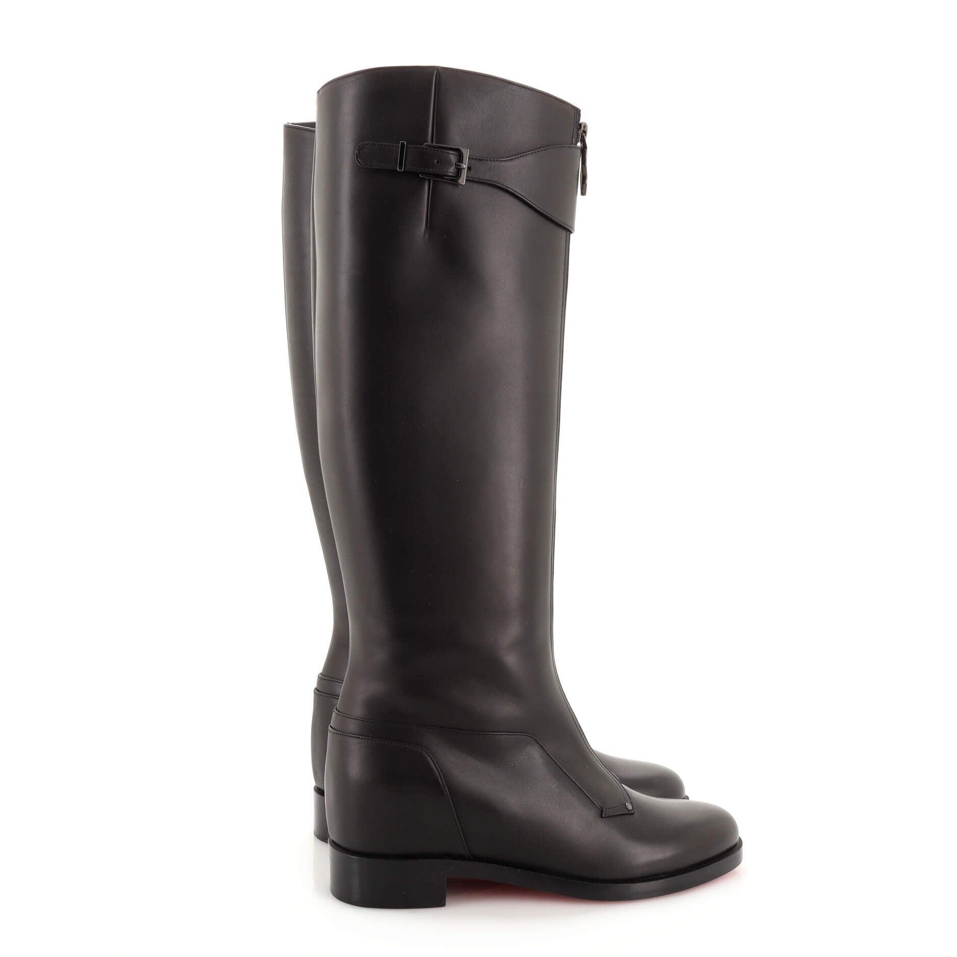 Women's Foresta Knee High Flat Boots Leather