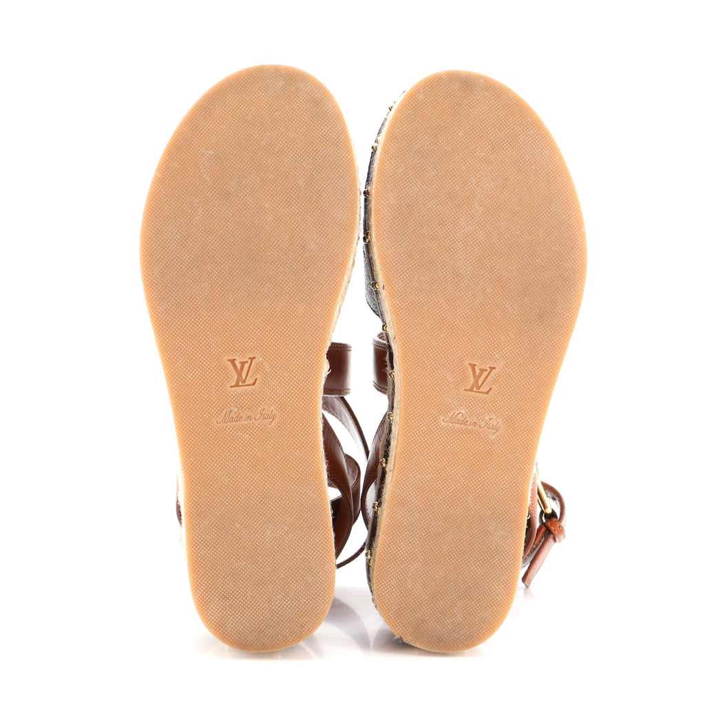 Women's Boundary Wedge Espadrilles Leather