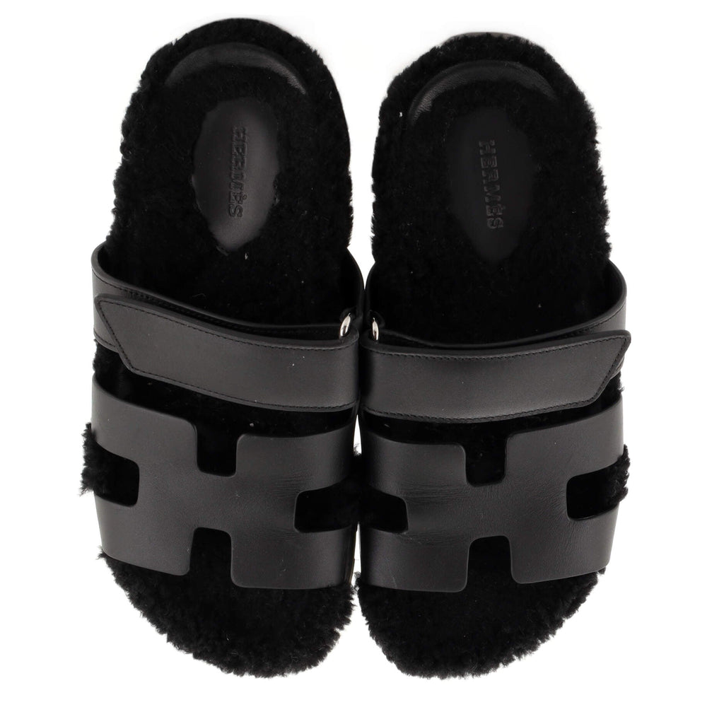 Women's Chypre Sandals Leather with Shearling