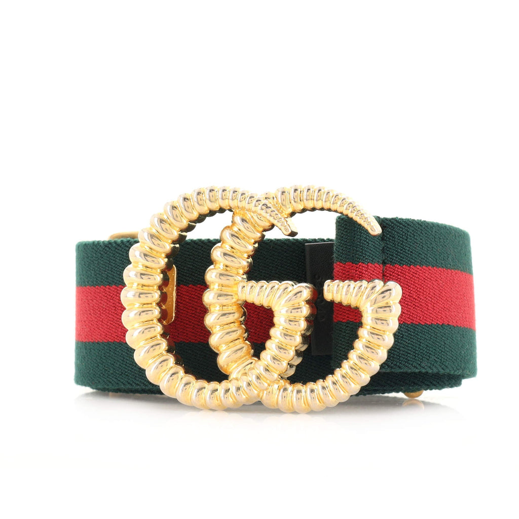 GG Torchon Web Belt Canvas Wide 90