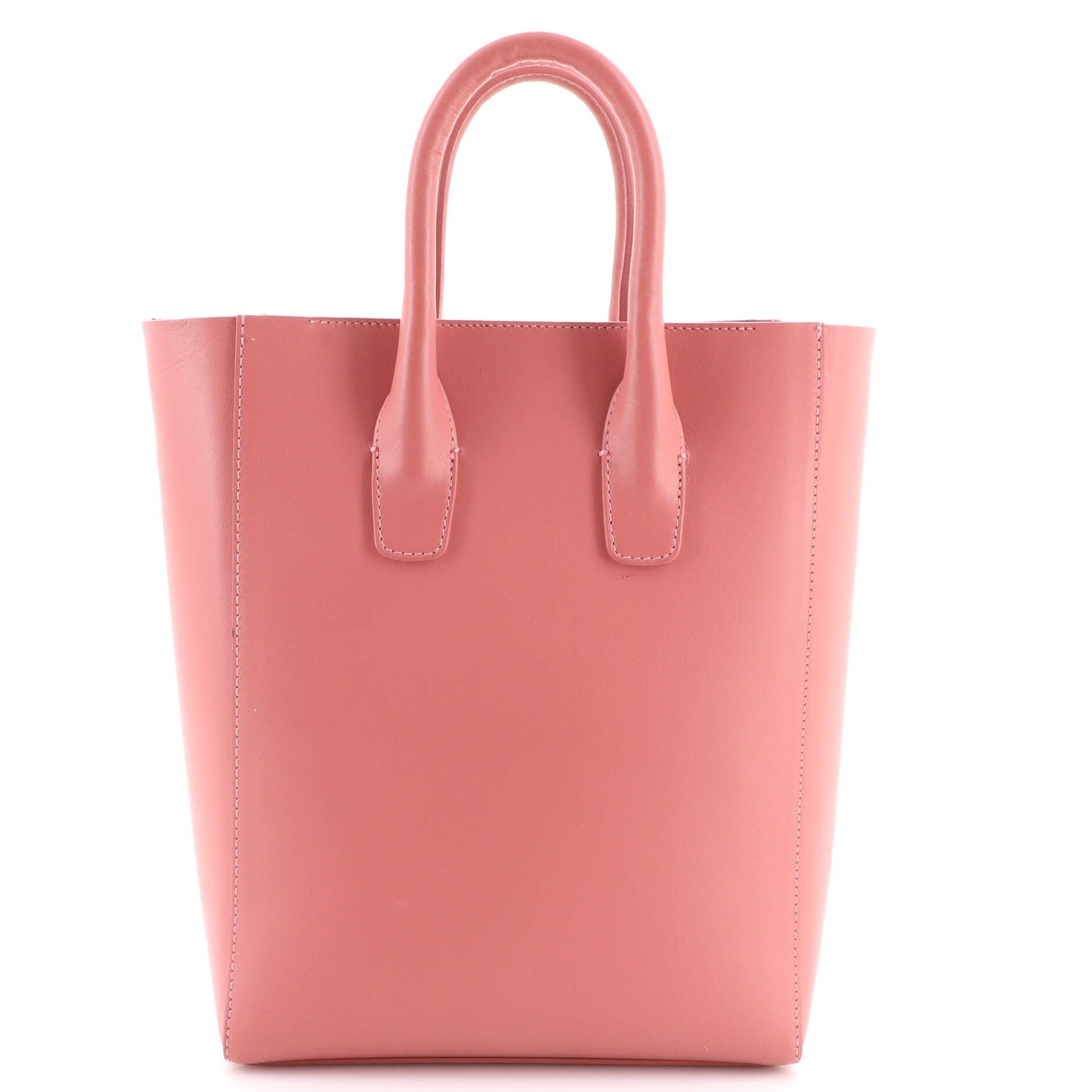 Logo North South Tote Leather Mini