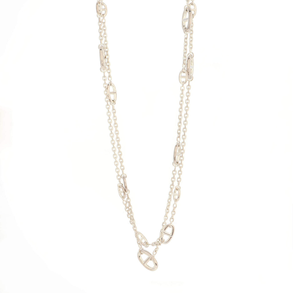 Farandole Long Necklace Sterling Silver 160