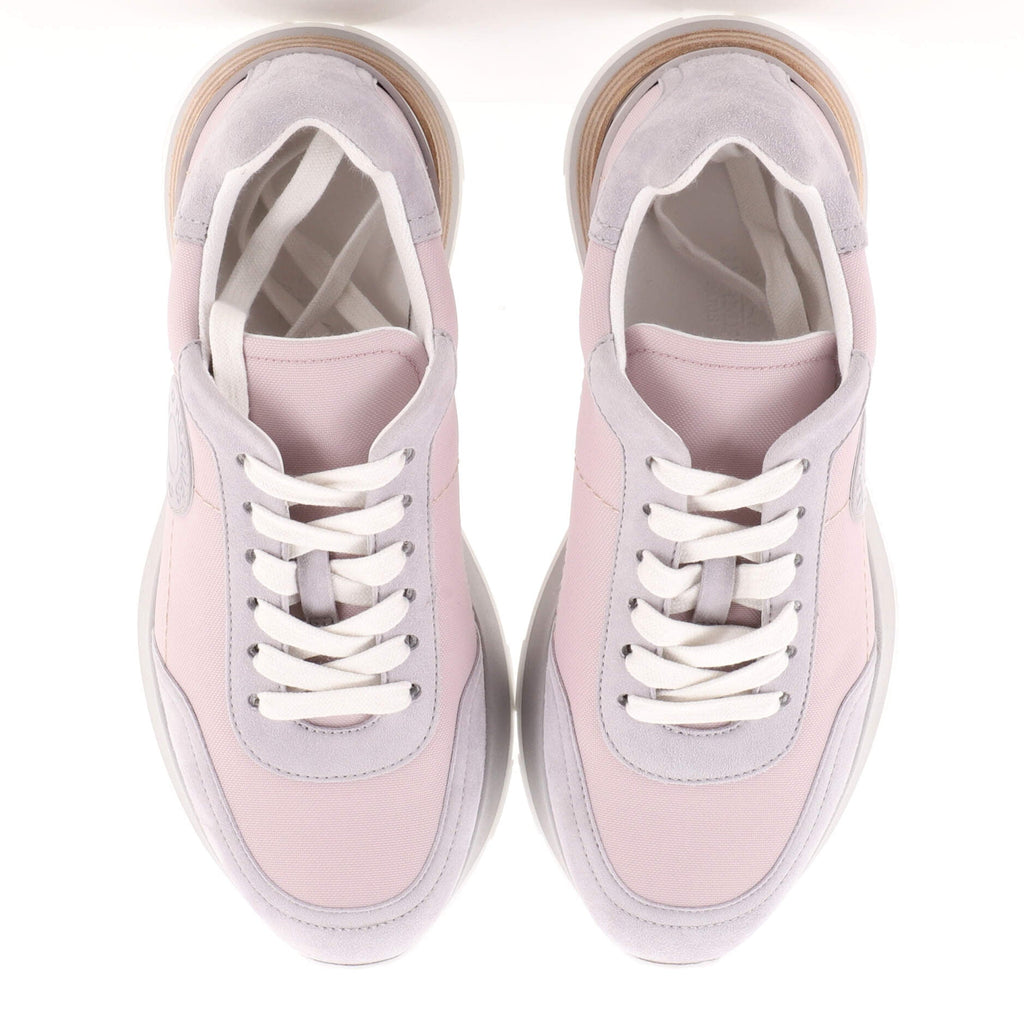 Women's Drive Sneakers Technical Canvas and Suede