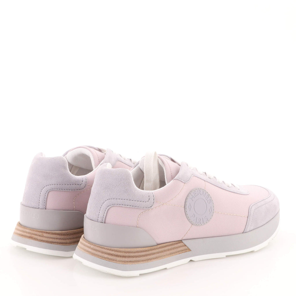 Women's Drive Sneakers Technical Canvas and Suede