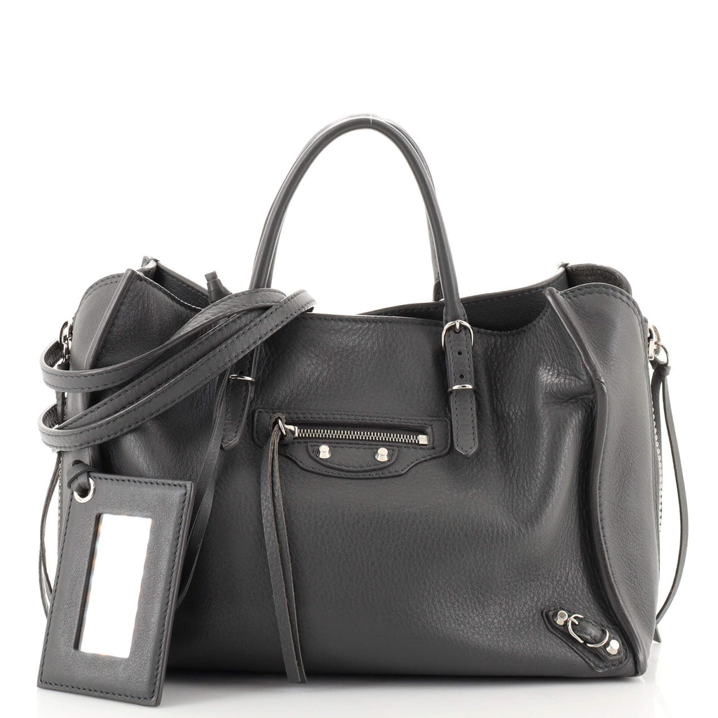 Papier A4 Zip Around Classic Studs Bag Leather Mini