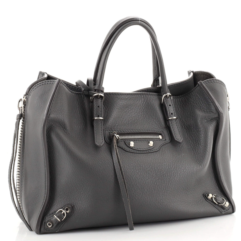Papier A4 Zip Around Classic Studs Bag Leather Mini