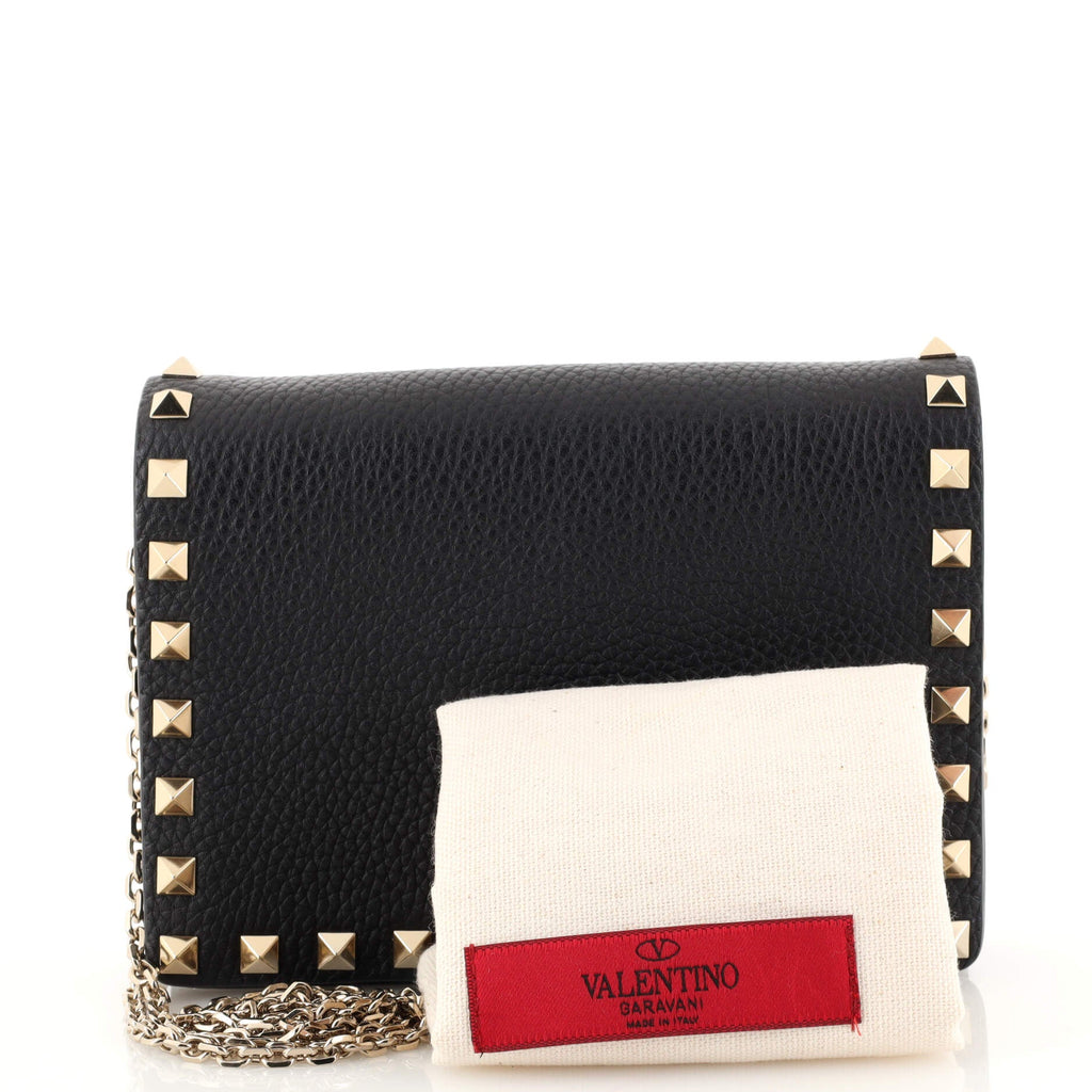 Rockstud Pouch Crossbody Bag Leather Mini