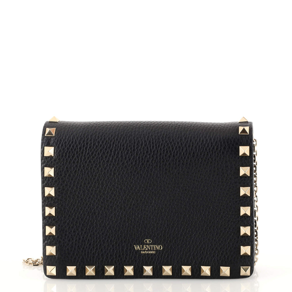 Rockstud Pouch Crossbody Bag Leather Mini