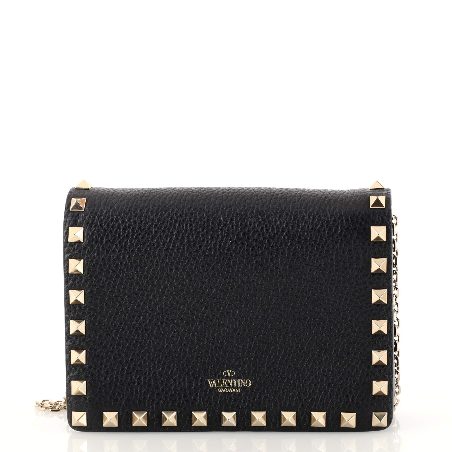 Rockstud Pouch Crossbody Bag Leather Mini