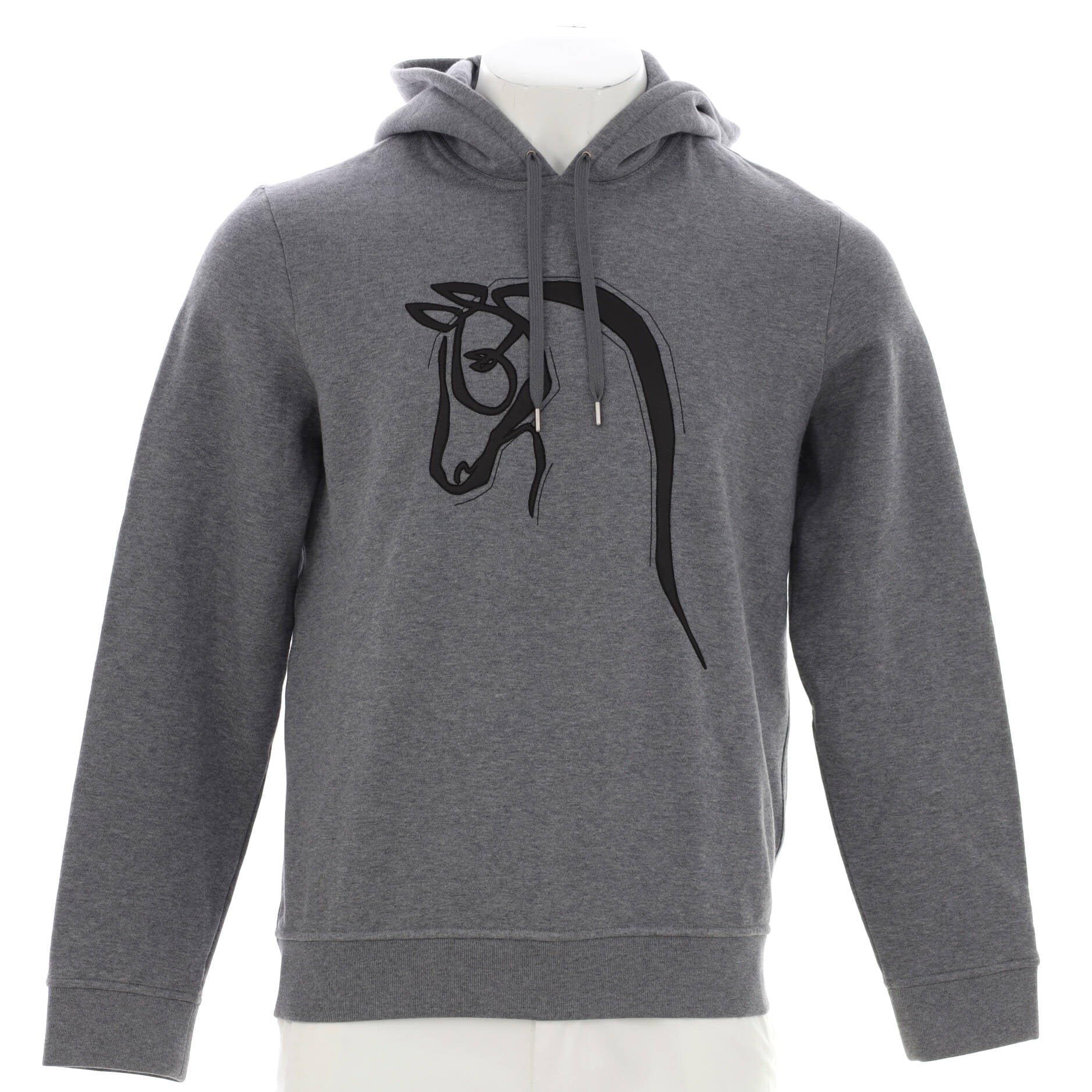 Men's Cheval au Trait Hoodie Cotton with Applique