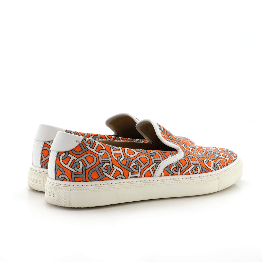 Men's Kick Sneakers Printed Canvas