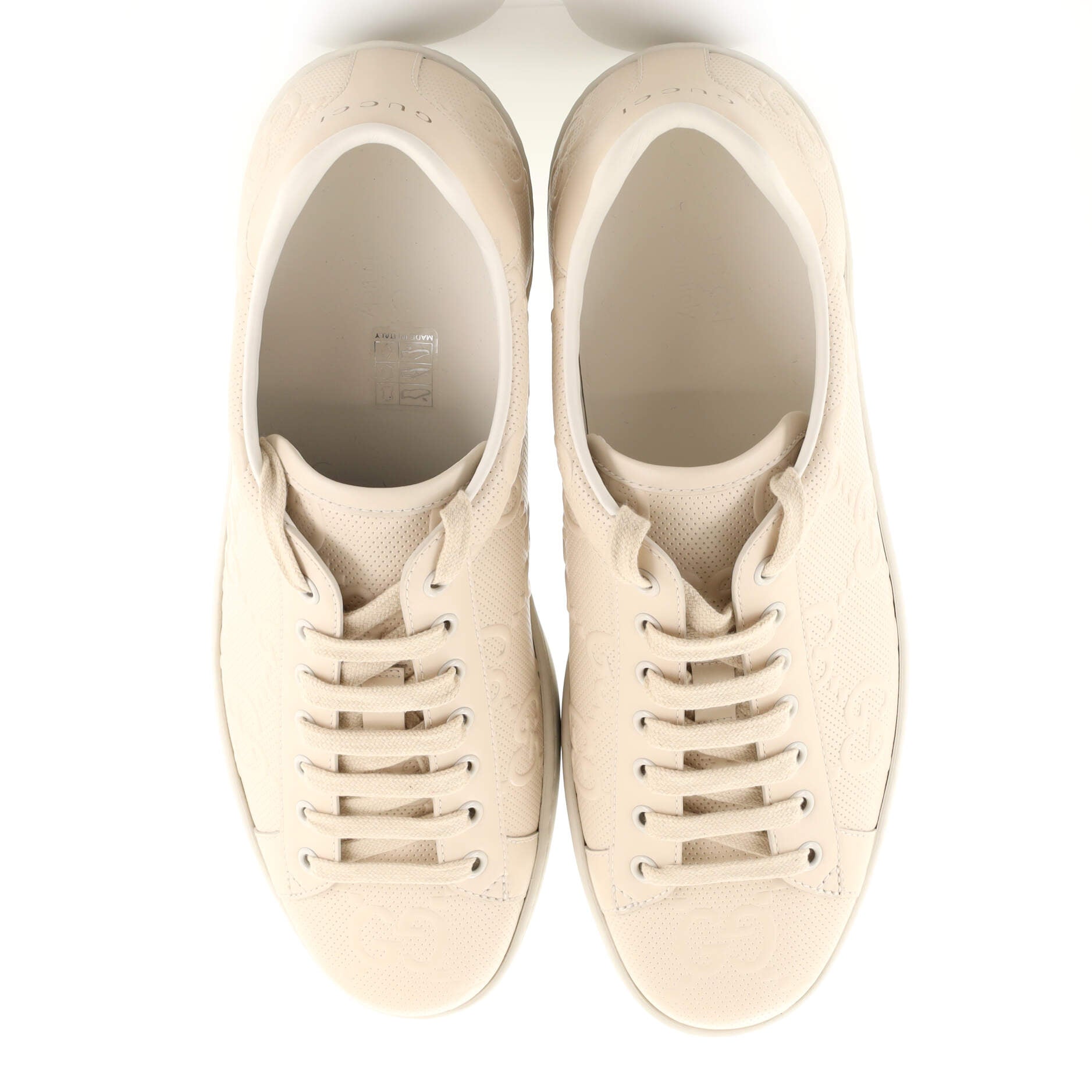 Ace Sneakers GG Embossed Perforated Leather