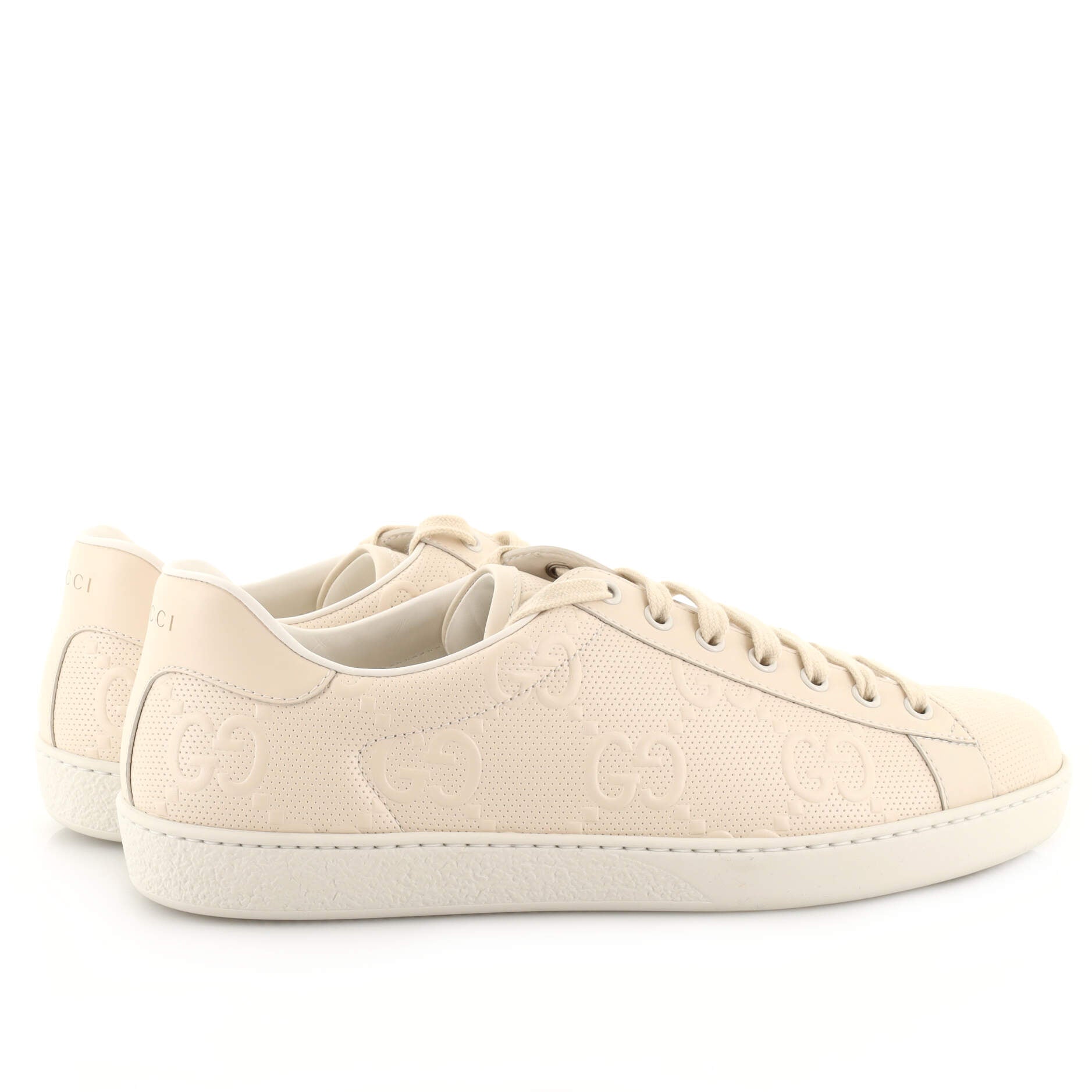 Ace Sneakers GG Embossed Perforated Leather