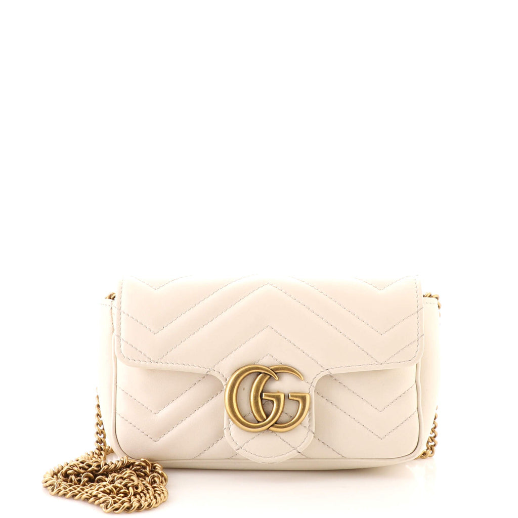 GG Marmont Flap Bag Matelasse Leather Super Mini