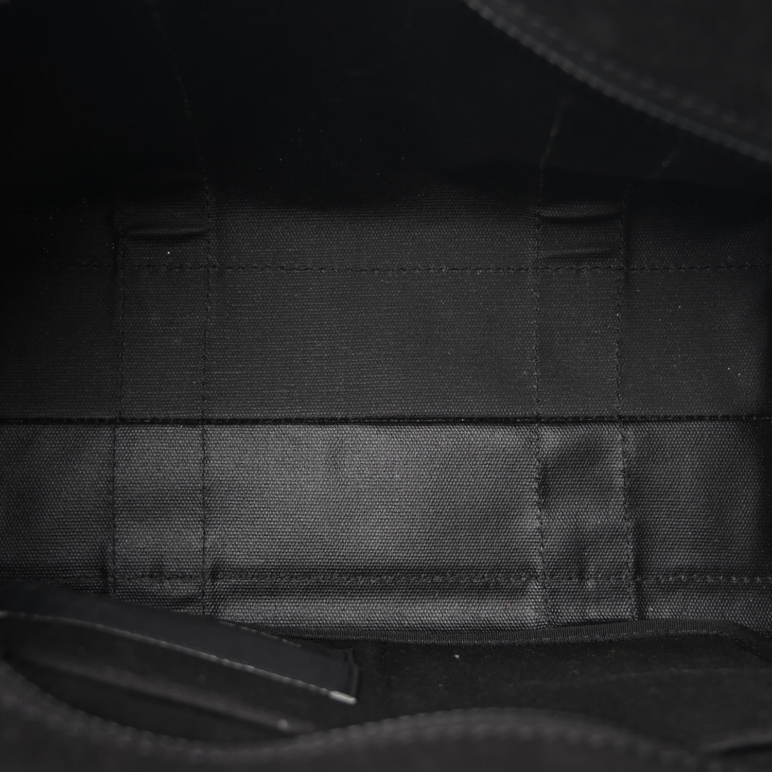Cotton Canvas Medium The Traveler Tote Bag Black