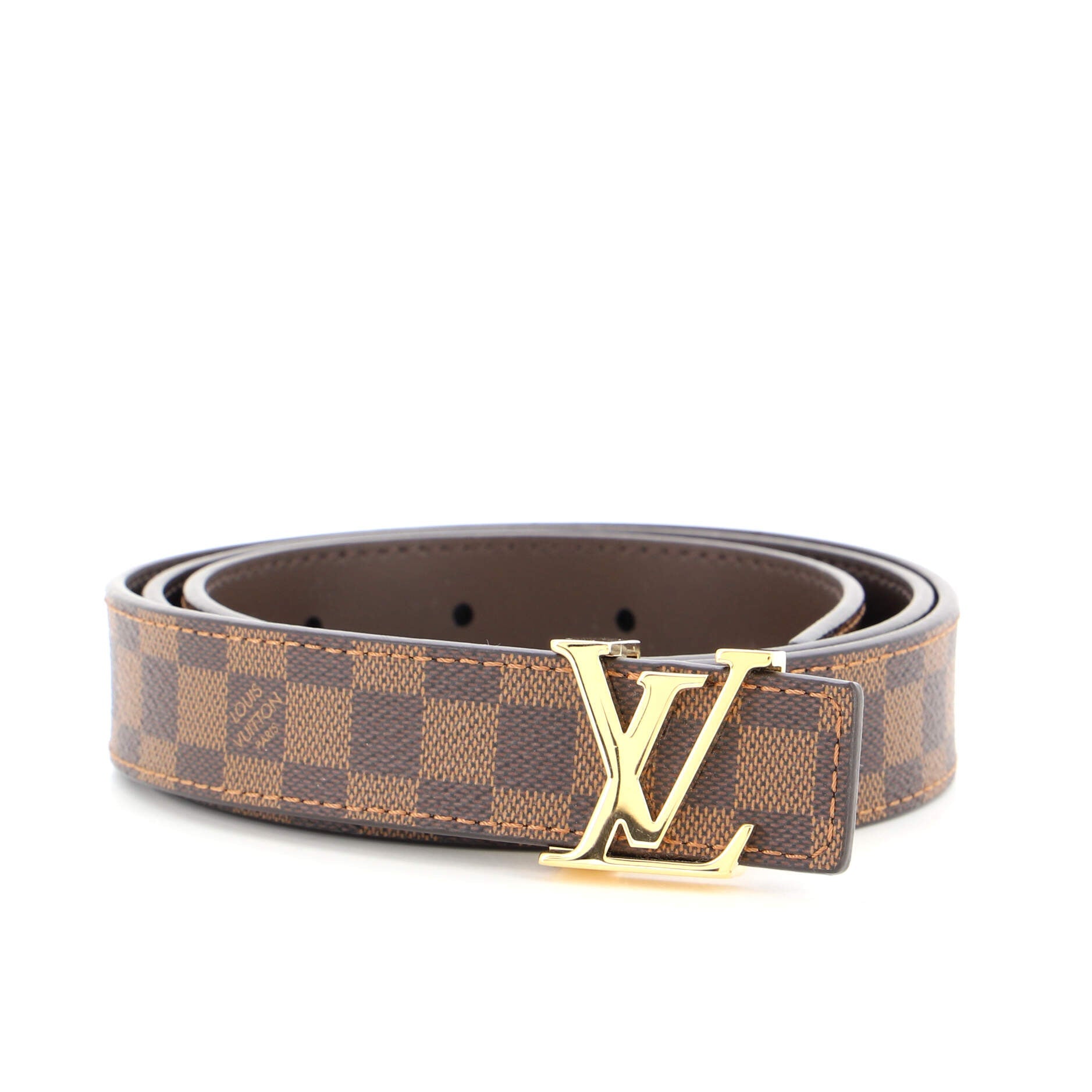 LV Initiales Belt Damier Thin 85