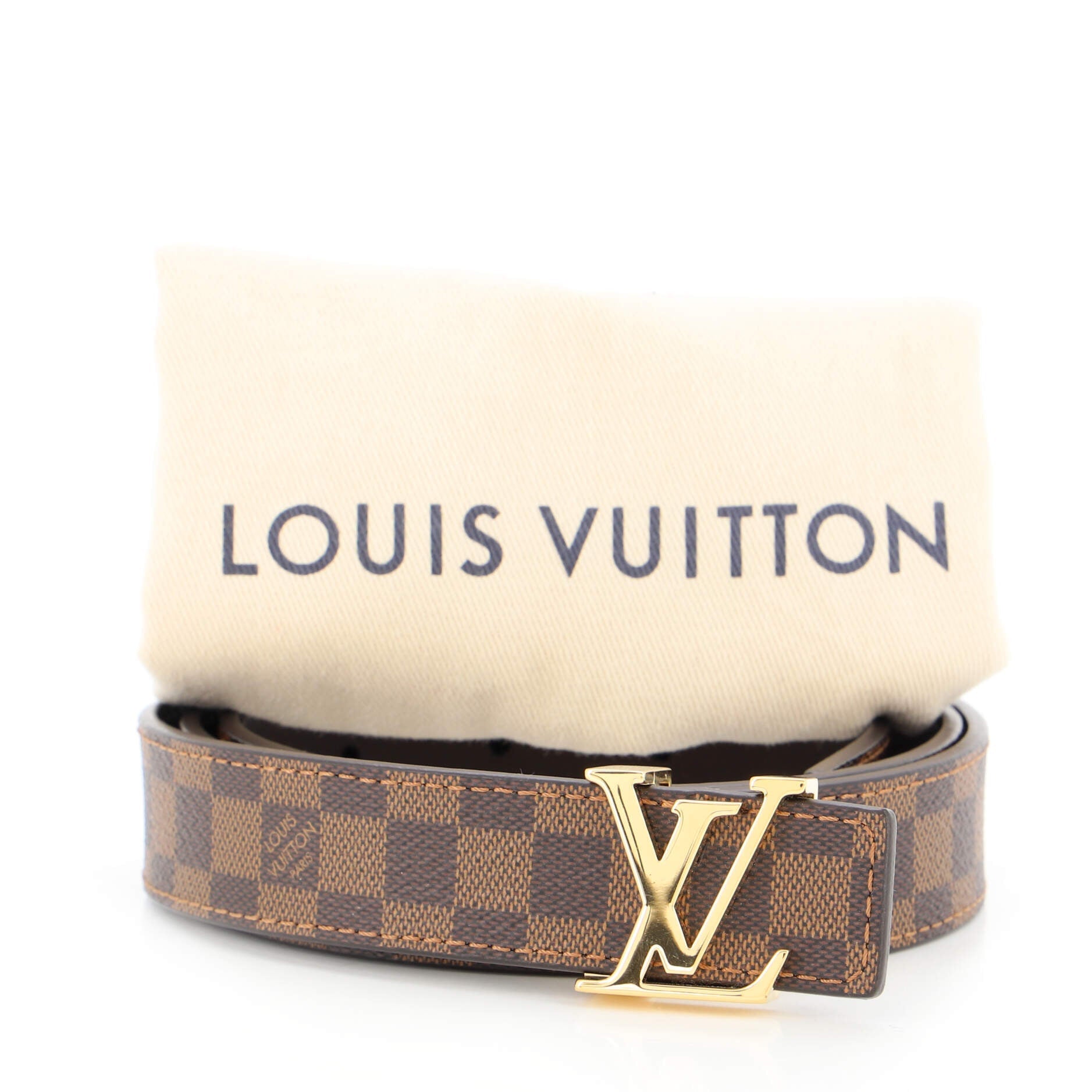 LV Initiales Belt Damier Thin 85
