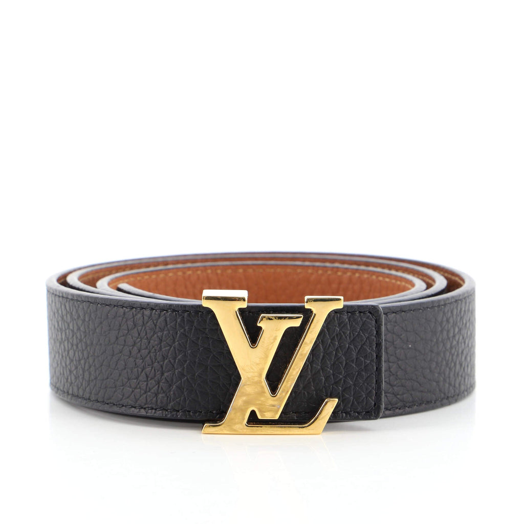 LV Initiales Reversible Belt Leather Thin 90
