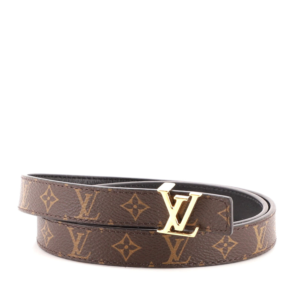 LV Initiales Belt Monogram Canvas Thin 80