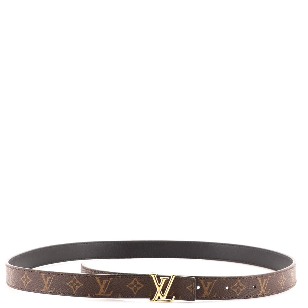 LV Initiales Belt Monogram Canvas Thin 80