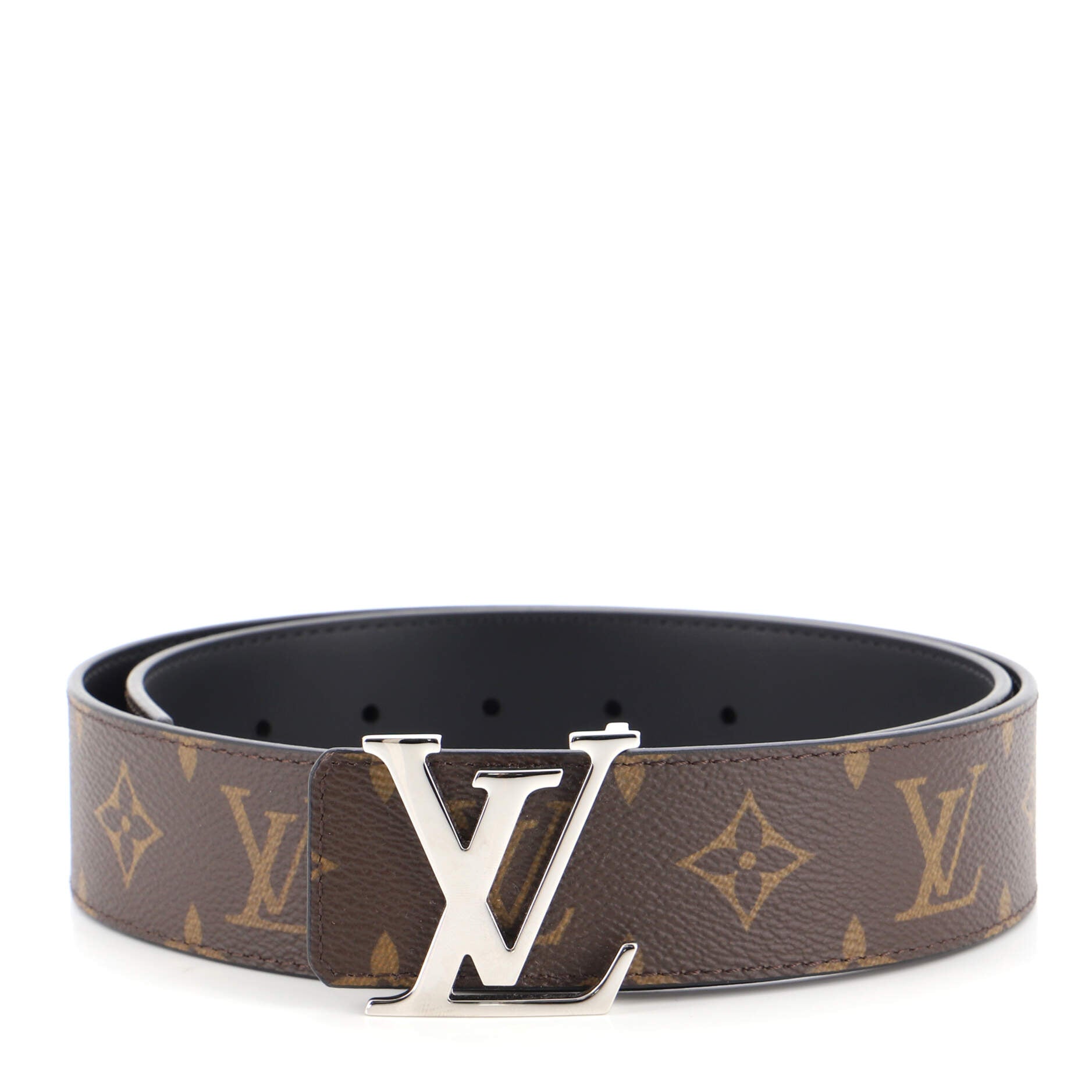 LV Initiales Belt Monogram Canvas Wide 80