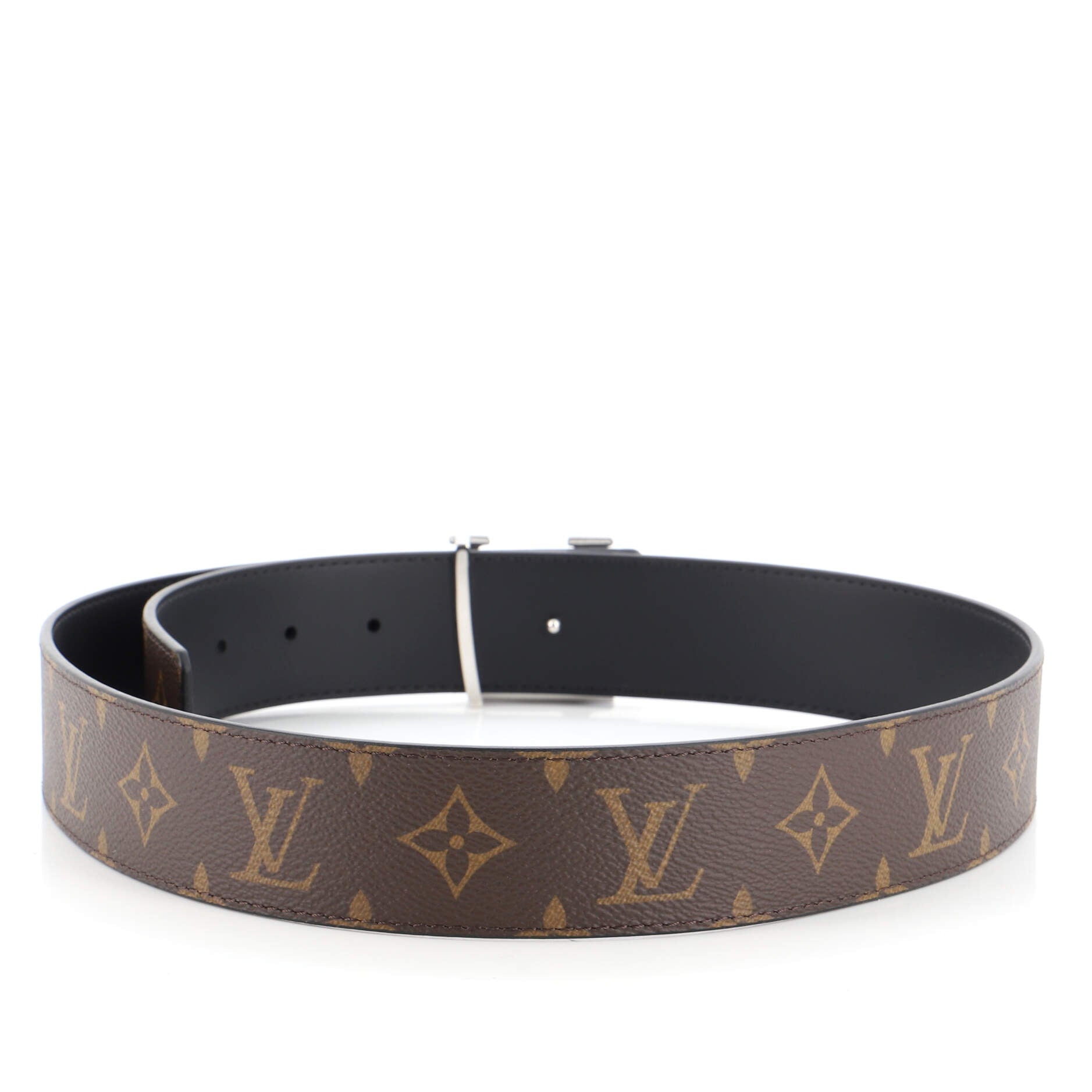 LV Initiales Belt Monogram Canvas Wide 80
