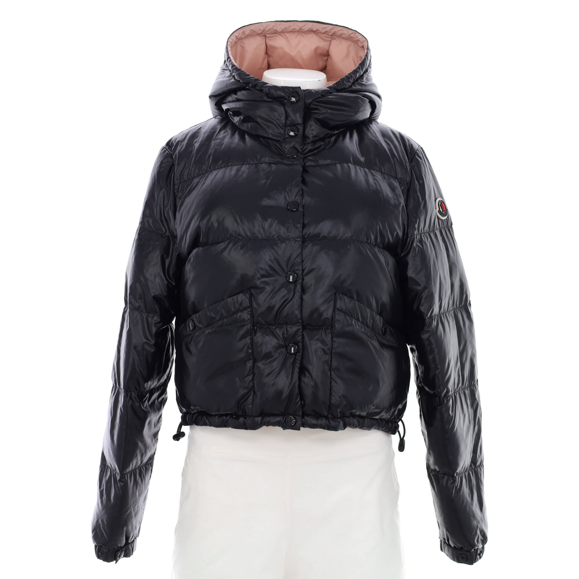 Women's Bardanette Cropped Puffer Jacket Quilted Nylon with Down