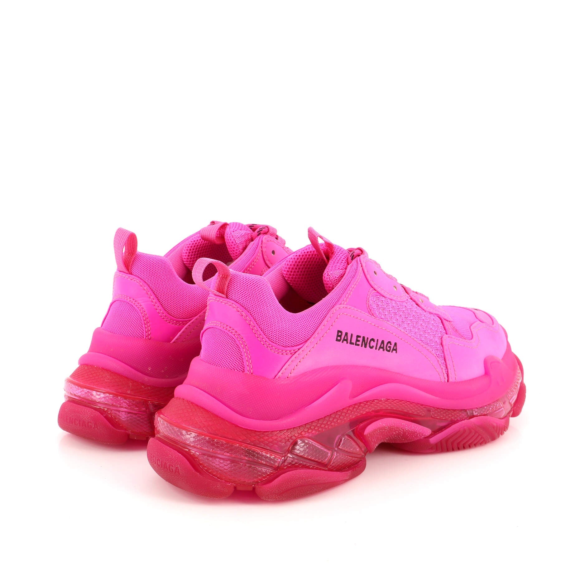 Women's Triple S Sneakers Fabric and Mesh with Leather