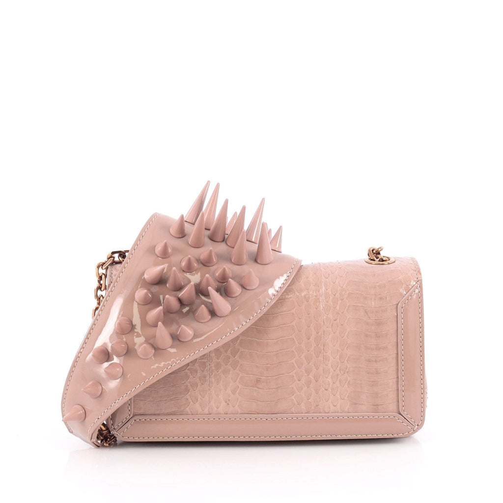 Artemis Shoulder Bag Spiked Snakeskin Mini