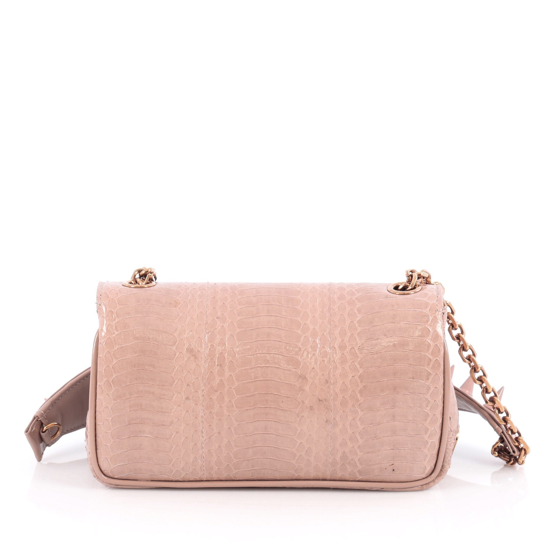 Artemis Shoulder Bag Spiked Snakeskin Mini