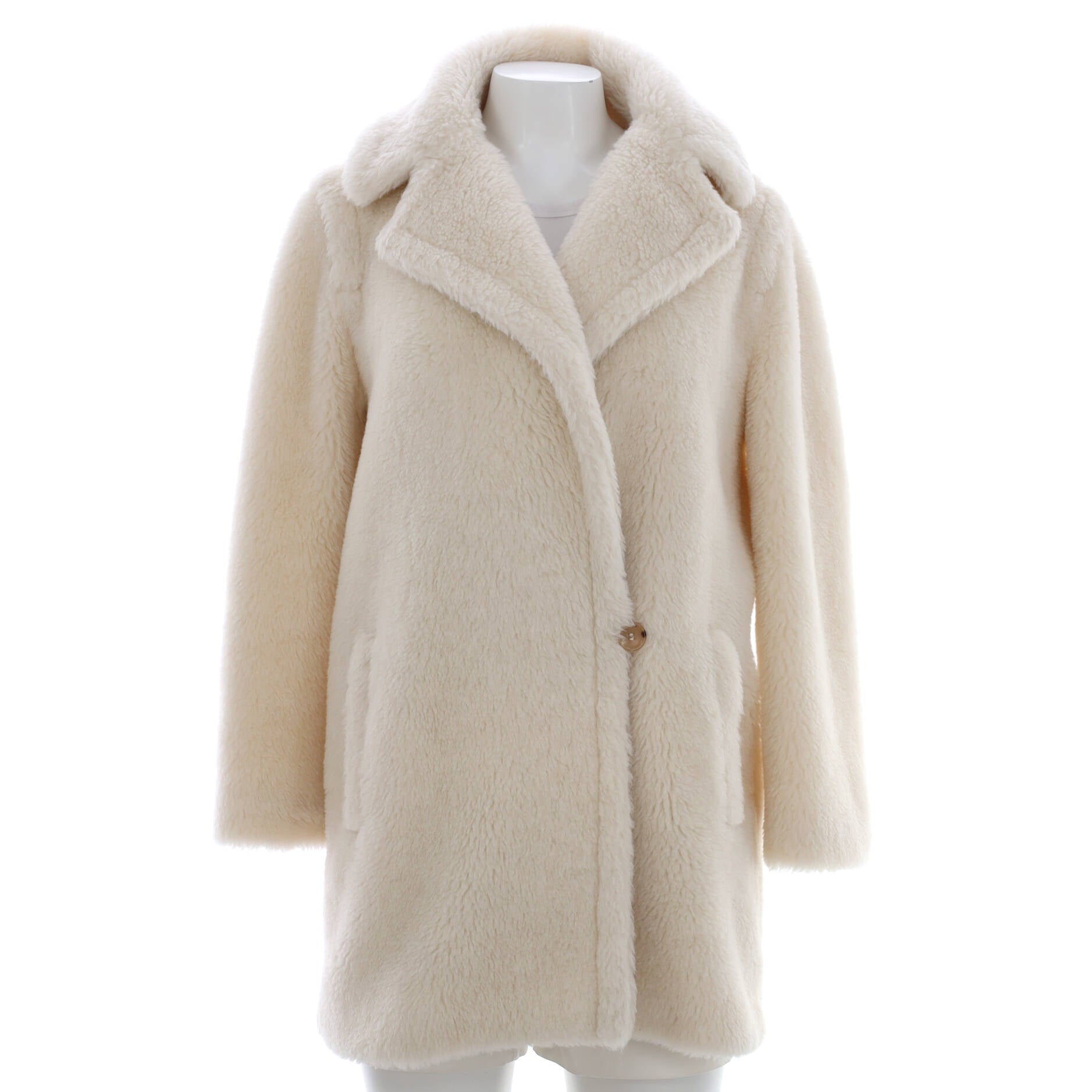 Women's Teddy Bear Icon Short Coat Faux Fur